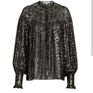 Lou Confetti Lurex Clip Blouse - Derek Lam 10 Crosby